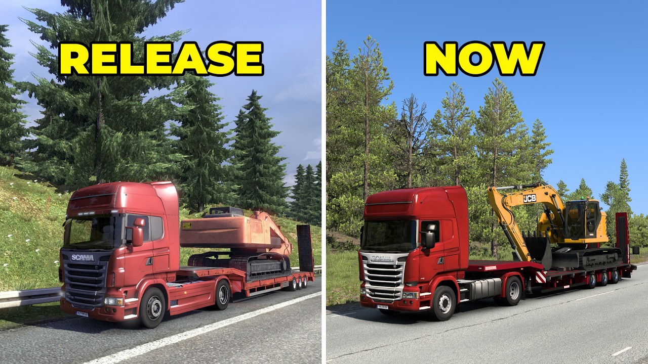 ETS2 RELEASE vs NOW