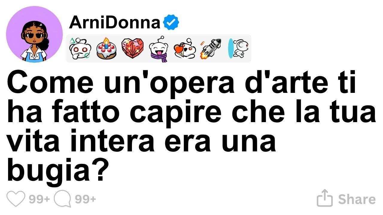 [STORIA COMPLETA] Come un'opera d'arte ti ha fatto capire che la tua vita intera era una bugia?