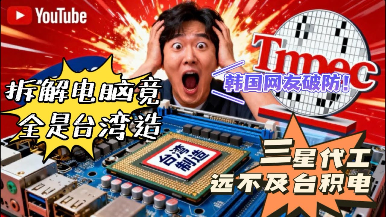 韓國網友集體破防！三星竟輸台灣這麼多？全球產業格局徹底洗牌