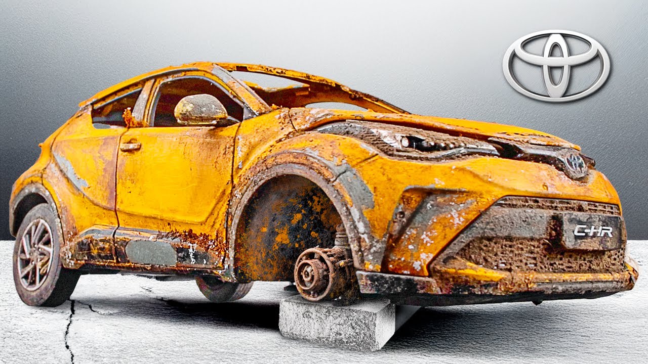 Abandoned Toyota C-HR & Land Rover Defender Restored | Full Model Car Customization