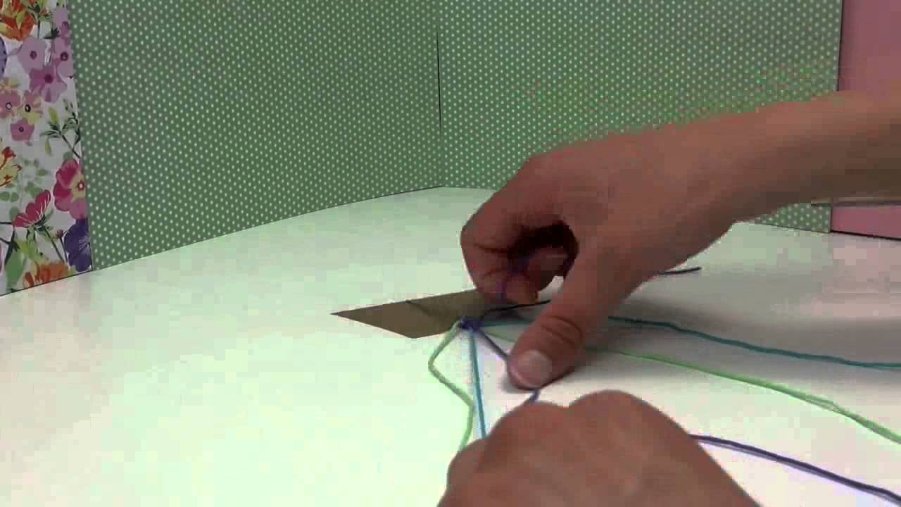 come realizzare un braccialetto dell´amicizia disegno diamante tutorial fai da te