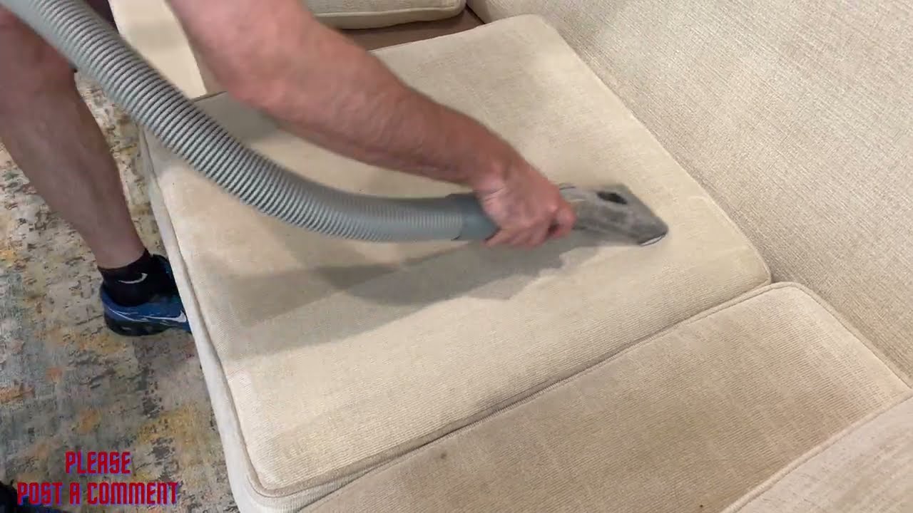 Couch Hot Water Extraction Cleaning
