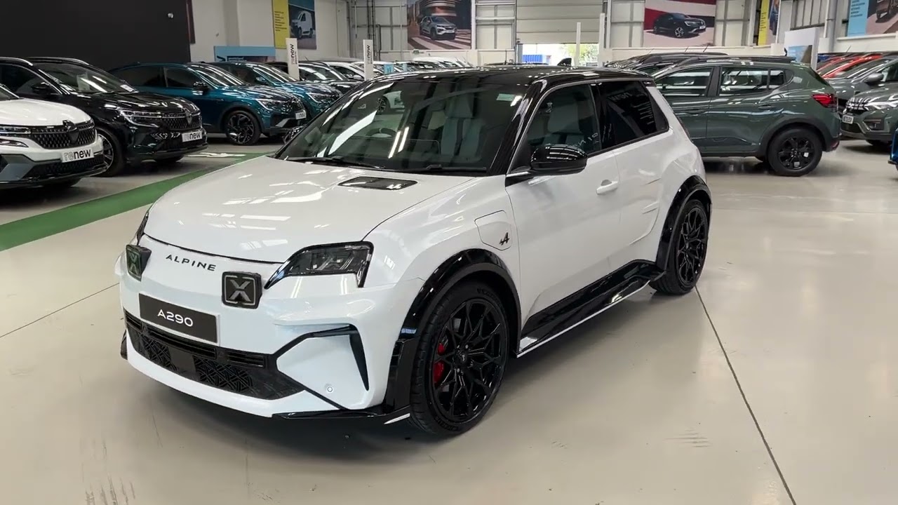 A290 GTS In Nival white and Deep black roof