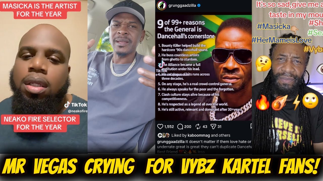 Mr Vegas Hungry For Vybz Kartel Fans Neko Fire Say Masicka Artist Of The Year, WAH YUH SAY?