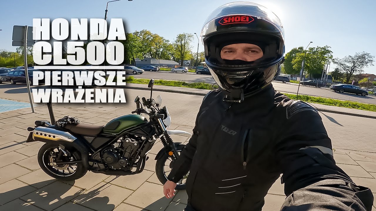 Honda CL500 - pierwsze wrażenia z jazdy -  motovlog - CMV263