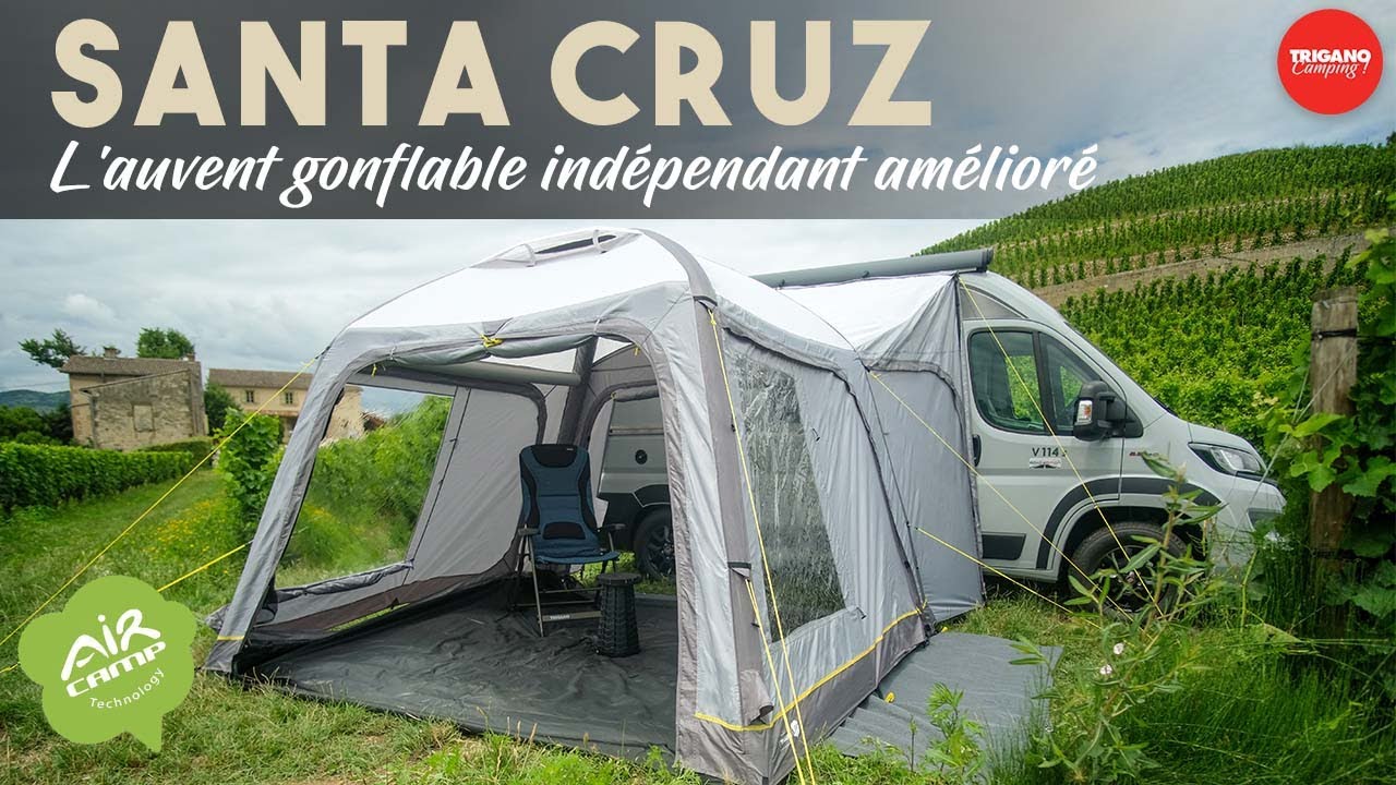 Le SANTA CRUZ, l'auvent gonflable indépendant amélioré pour plus de confort