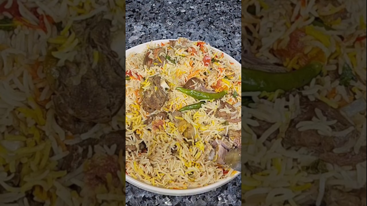 Mutton Pulao with a Twist 😋