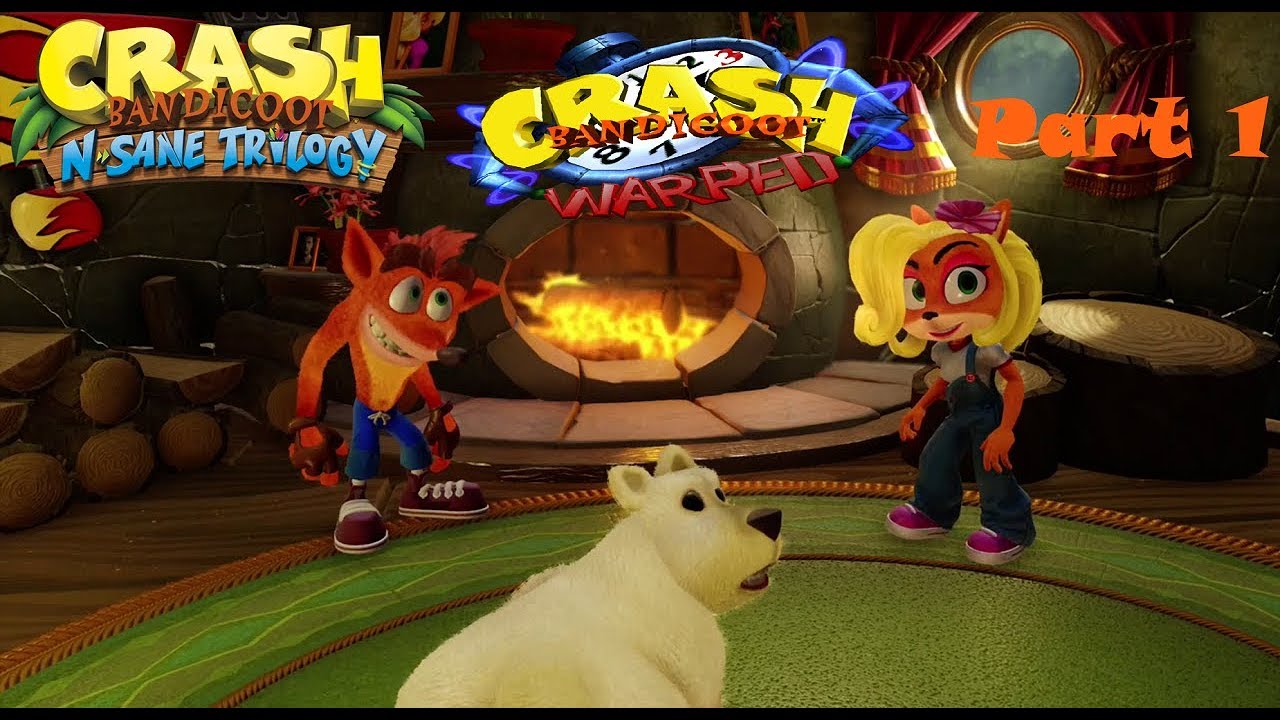 Crash Bandicoot Warped - N.Sane Trilogy - 108% Playthrough Part 1