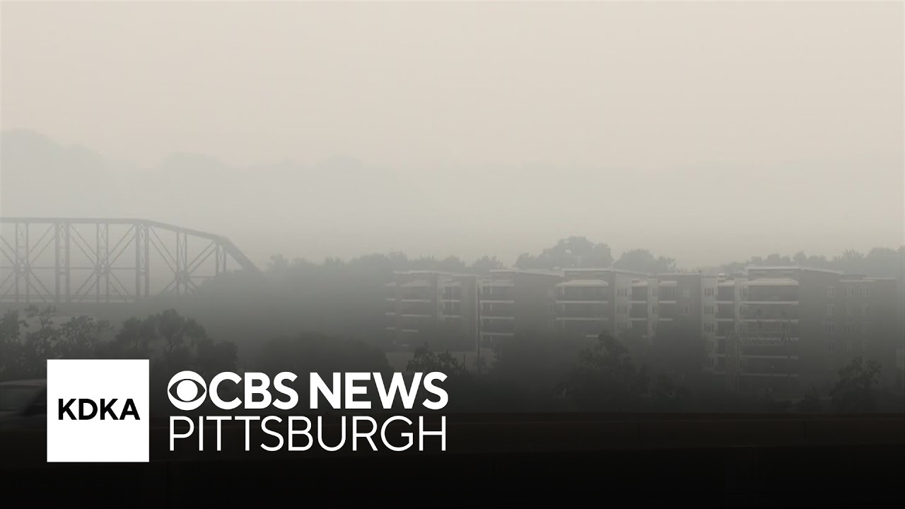 Wildfire smoke blankets Pittsburgh area, prompting air quality alerts