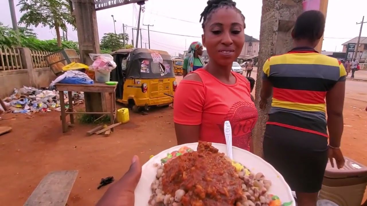 Raw Street Food Footage In Benin City Nigeria