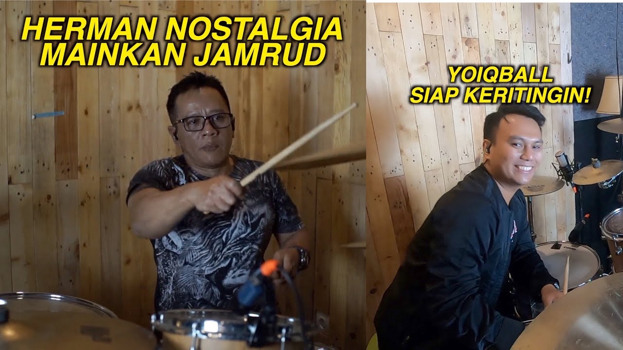 Drummer JAMRUD nostalgia... Yoiqball sikat habis asal british JAMRUD!