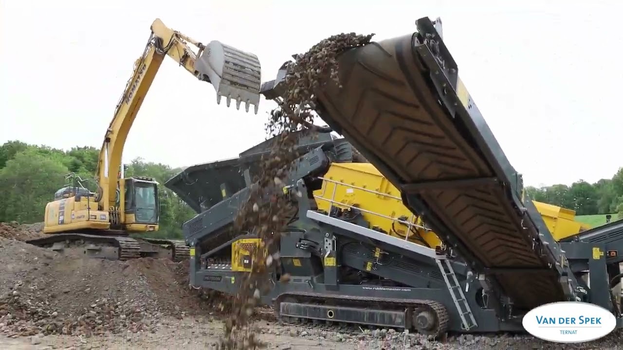 Van Der Spek Belgium_Demonstration of a Rubble Master HS7500M