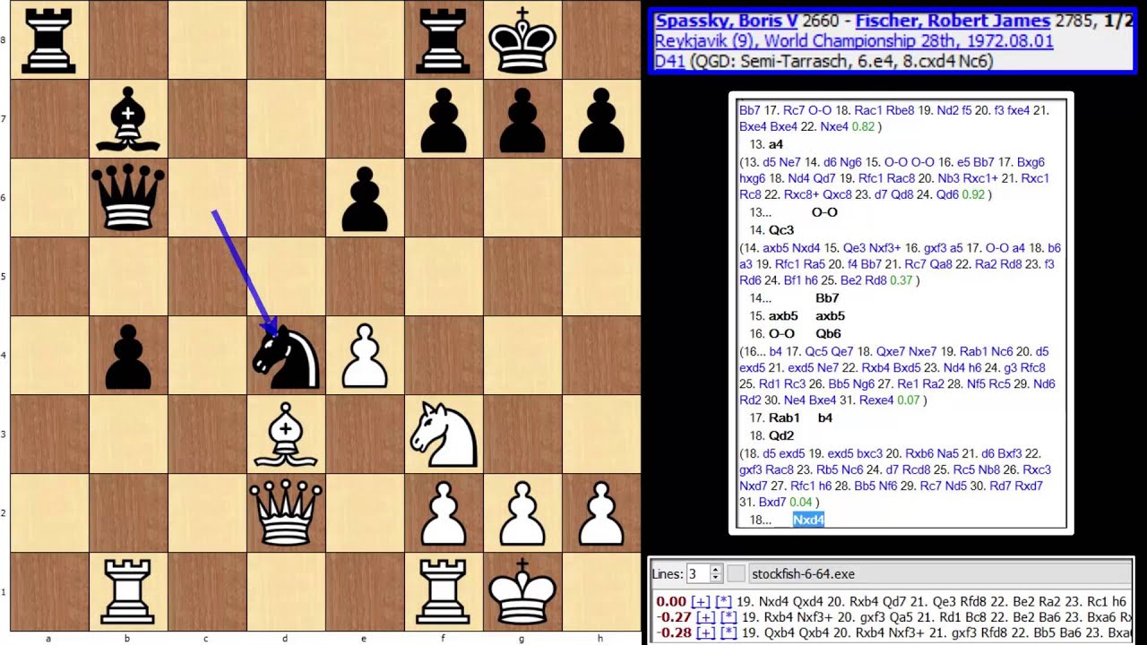 World Championship 1972-Game 9-Spassky, Boris V-Fischer,Robert James