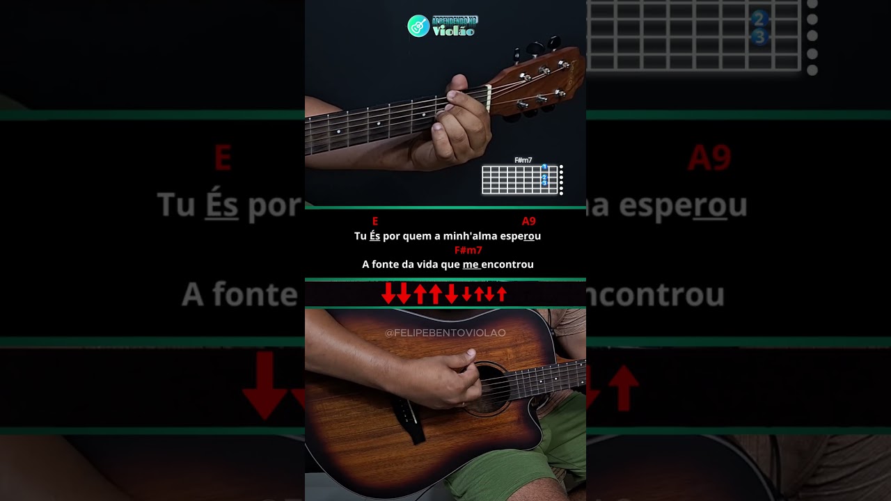 🎶 T&uacute; &Eacute;s  - Fhop Music ✅ aula de viol&atilde;o simplificada