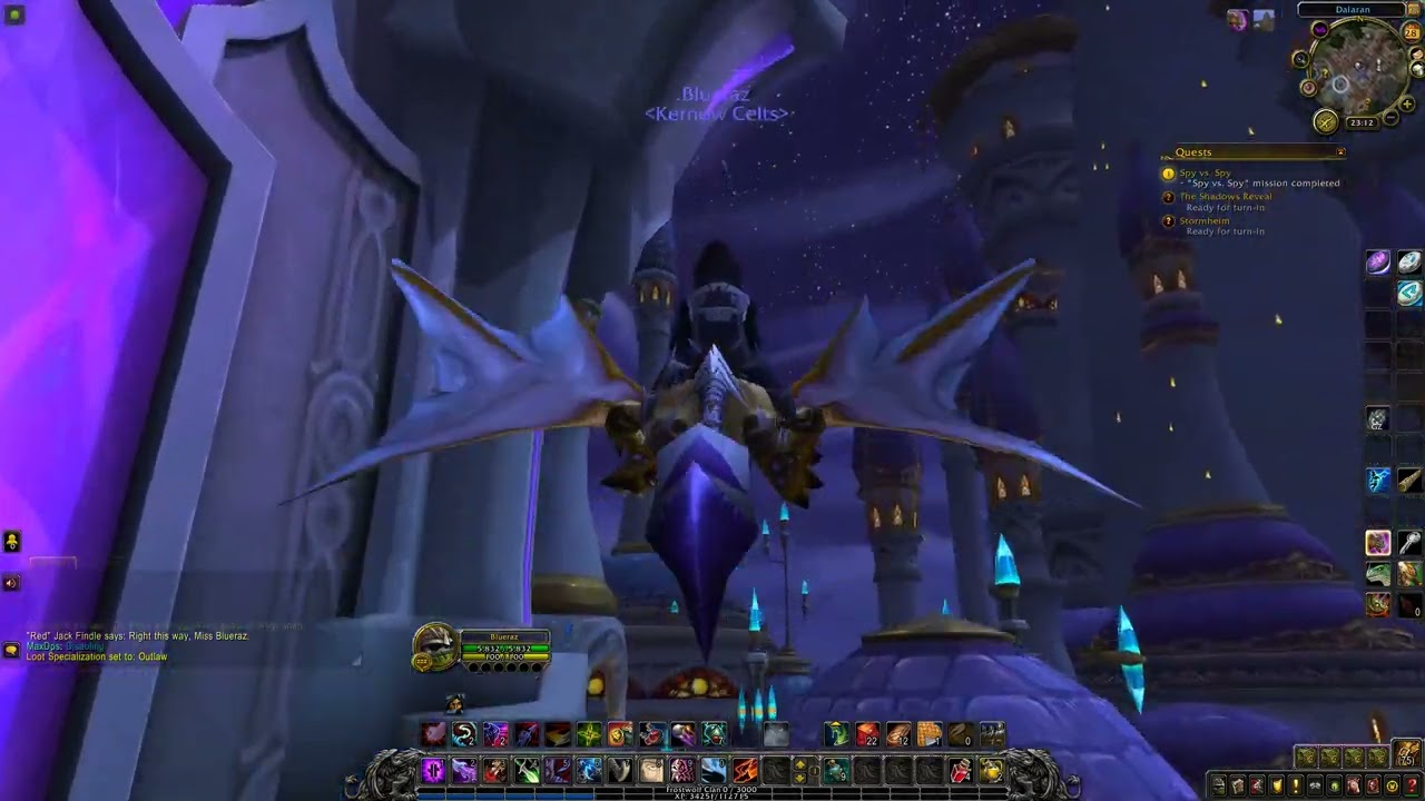World Of Warcraft - Retail - Fangs of the Devourer - Rogue - Legion weapon quest line.