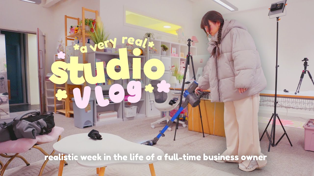 regrets & a realistic week in the life of a business owner (procrastination lol 🫠😩) | STUDIO VLOG
