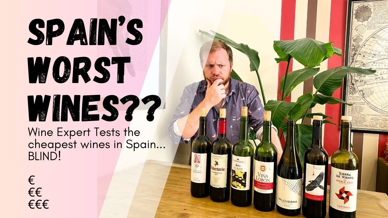 WINE EXPERT Blind Tastes Spain's CHEAPEST Wines!