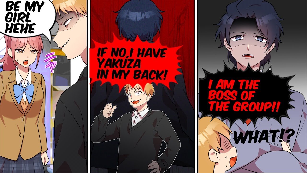 [Manga Dub] Young Yakuza Boss Transferred To New HighSchool And Challenge by Weak Deliquent [RomCom]