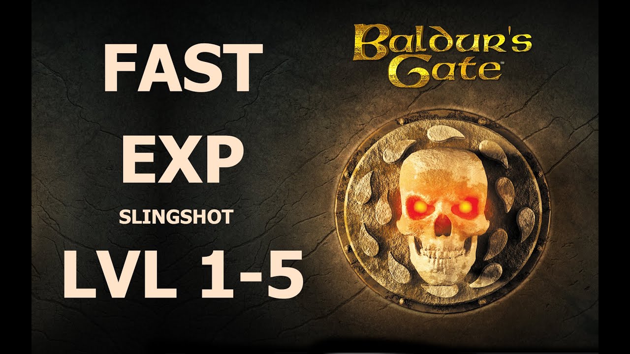 Fastest Leveling Trick Slingshot lvl 1 to 5 Baldurs Gate 1 EE - Playthrough Part 3