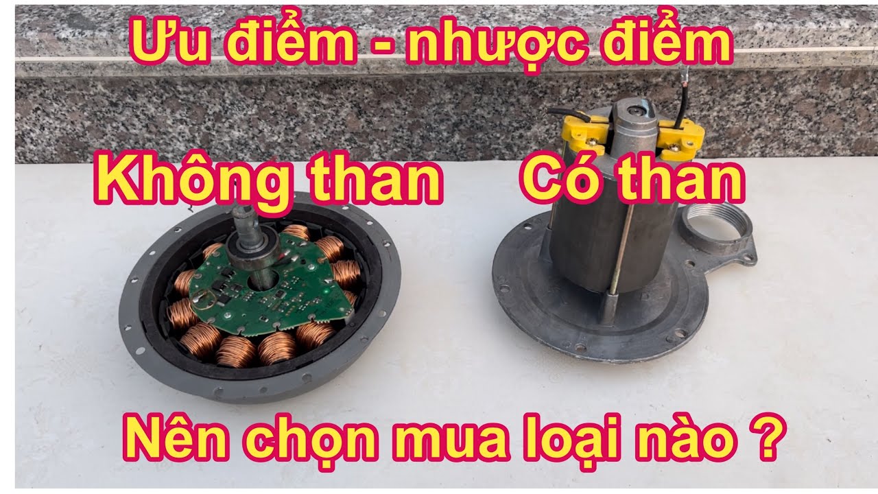 So sánh Động Cơ / Có Chổi Than và Không Chổi Than / Nên chọn mua loại nào ?
