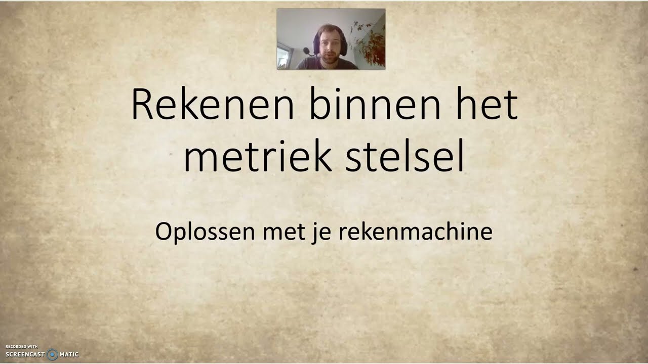 Rekenen in het metriek stelsel - oplossen met de rekenmachine