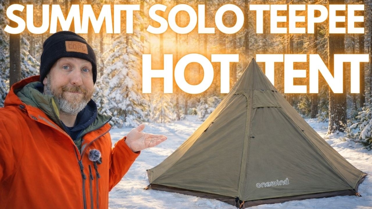 Je test la nouvelle tente chaude de Onewind !!