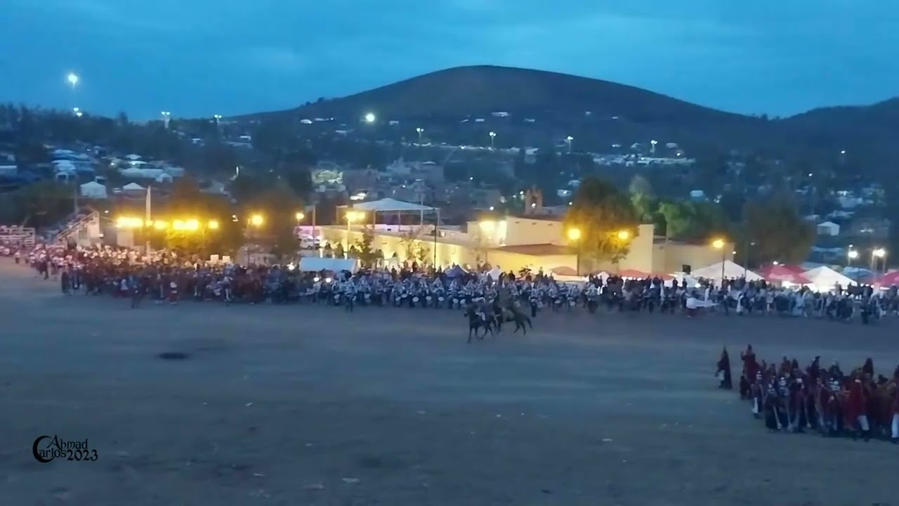 Morisma de Bracho 2023, arribo de los moros a la plaza