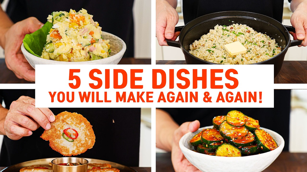 5 Restaurant-Quality Asian Side Dishes to Upgrade Your Dinner!