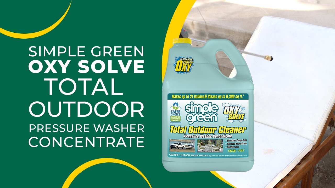 Simple Green Oxy Solve Total Outdoor Pressure Washer Cleaner