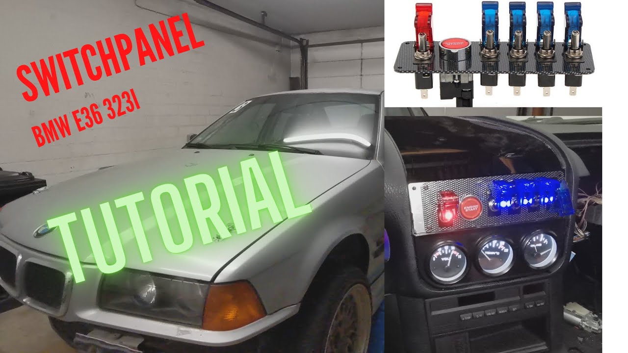 Race Switch Panel Verkabeln und Einbauen (BMW 323i)