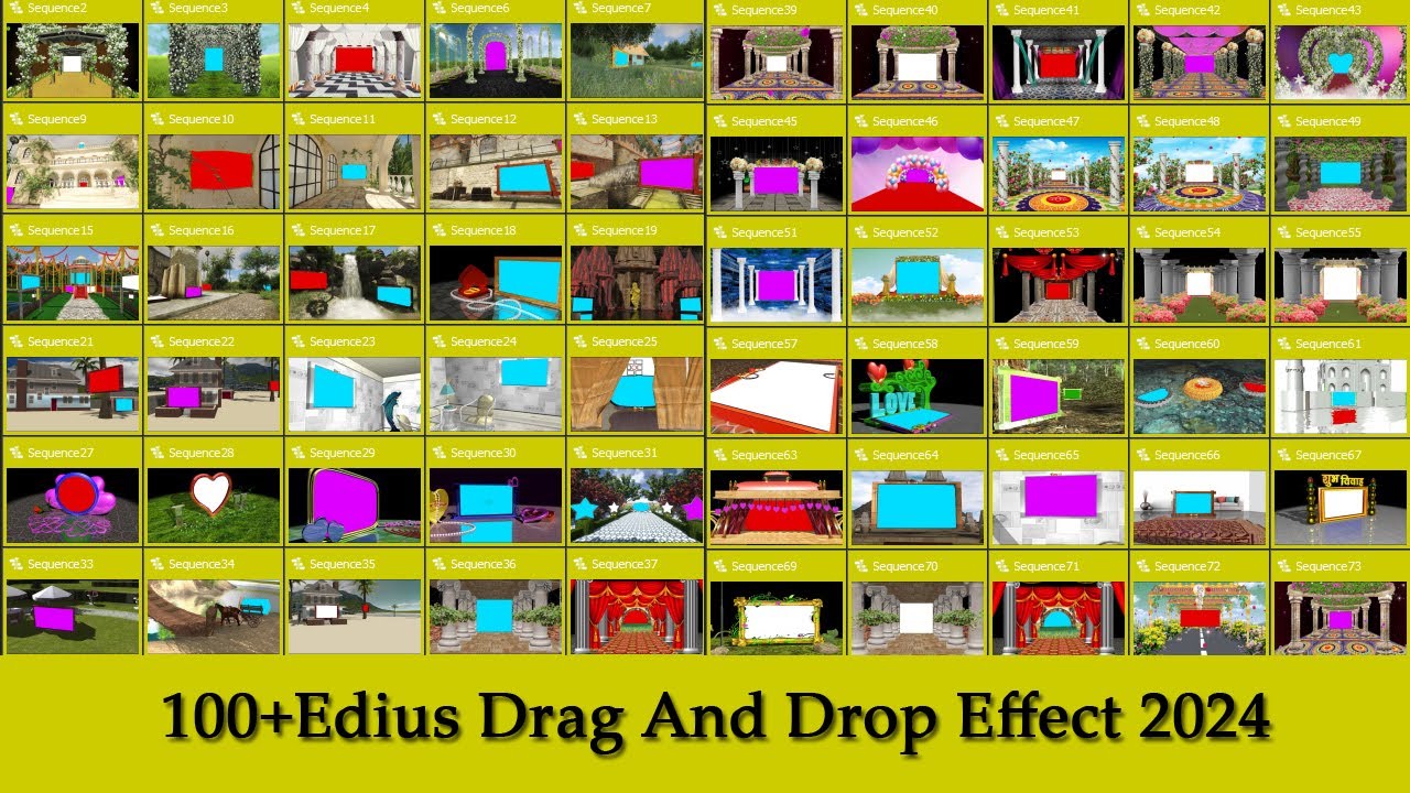 (08)Edius Drag And Drop Effect 2024 || Edius New Effects || DOWNLOD FREE
