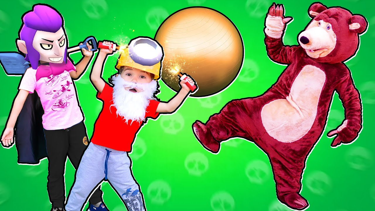 Brawl ball in real life. Brawl Stars Parody (3D Visual Effects)