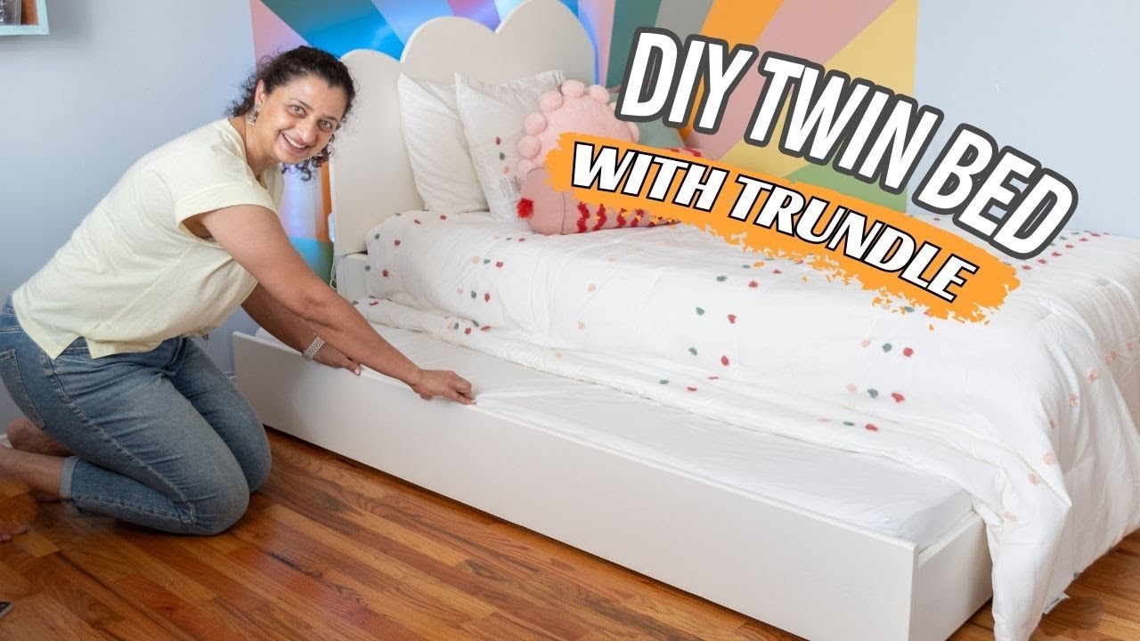 Let's build a Twin bed with Trundle Underneath Because Sleepovers are Fun!