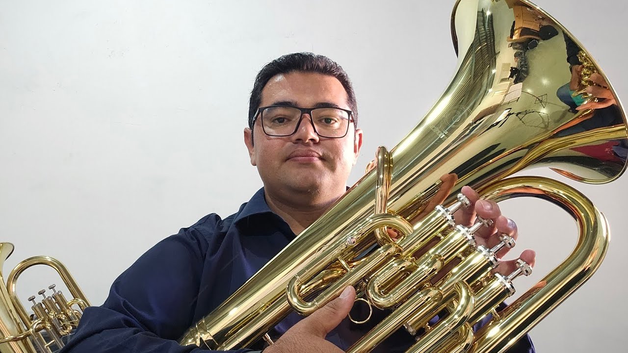 teste euphonium (Bombardino) harmonic de 4 pistos