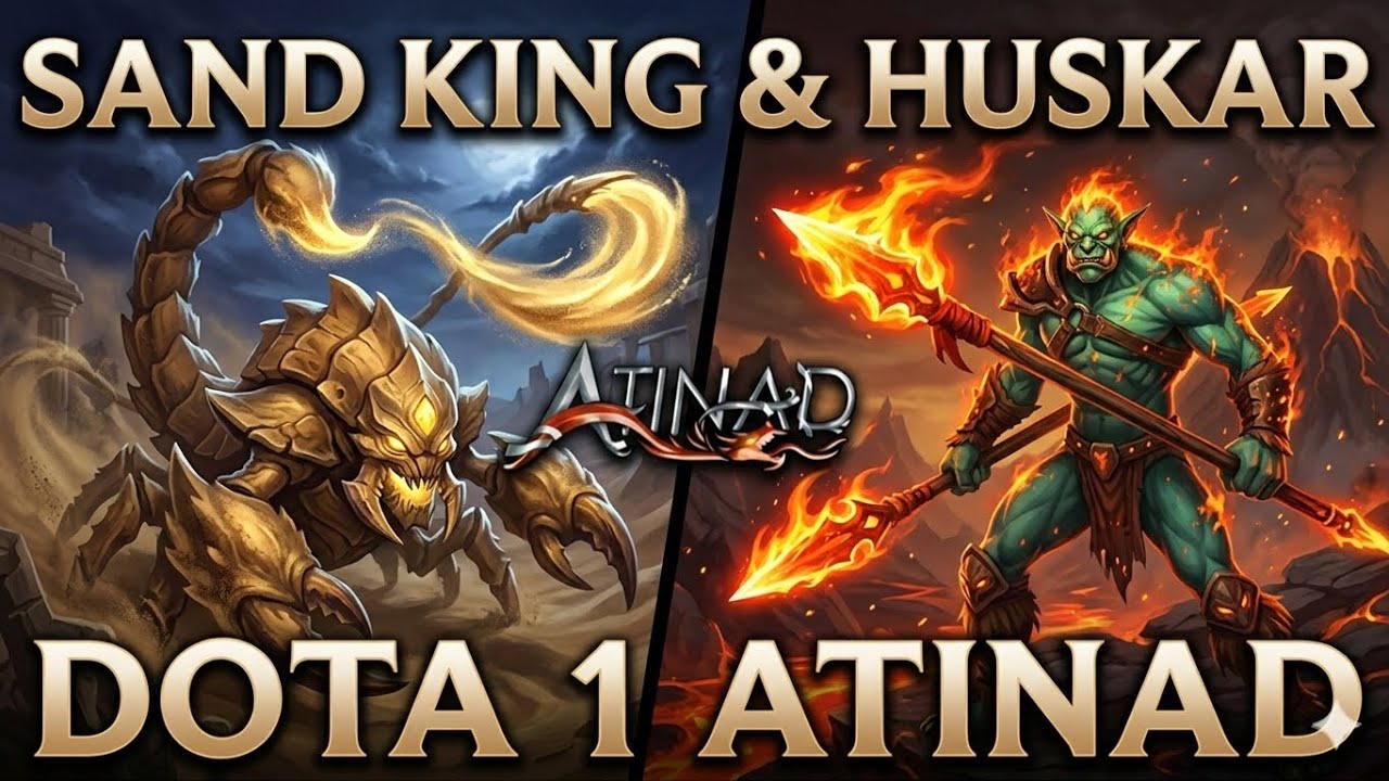 HUSKAR & SAND KING: THE UNSTOPPABLE KINGS OF ATINAD! 😈 (Dota 1 - 2026) #atinad #dota #dota1 #dotawtf