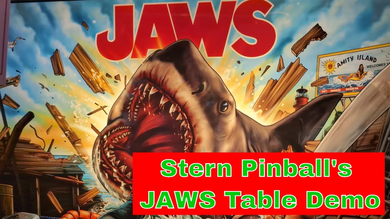 Deep Dive Into The Jaws Pinball Machine With Stern Pinball: Interview And Gameplay Demo!