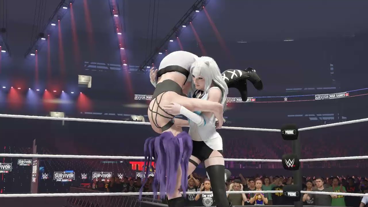 Чемпион WWE 2K25 GY (Муна) против чемпиона Hololive (Фубуки)
