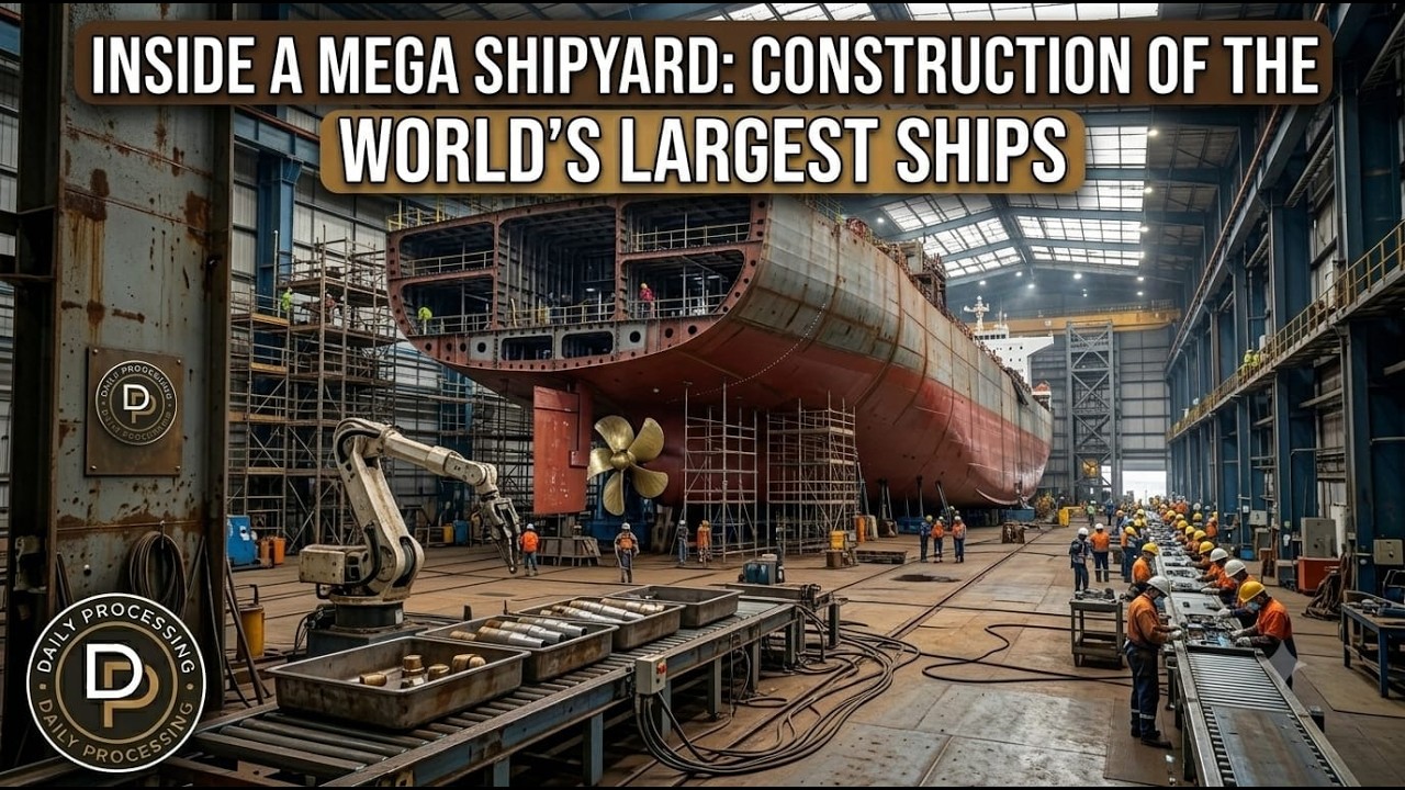 Inside a Mega Shipyard: Building the World's Largest Ships