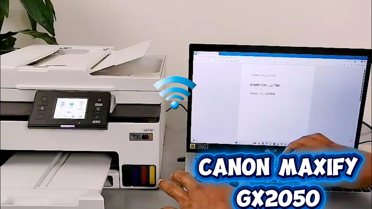 Как распечатать документы и фотографии с компьютера на принтере Canon Maxify GX2050