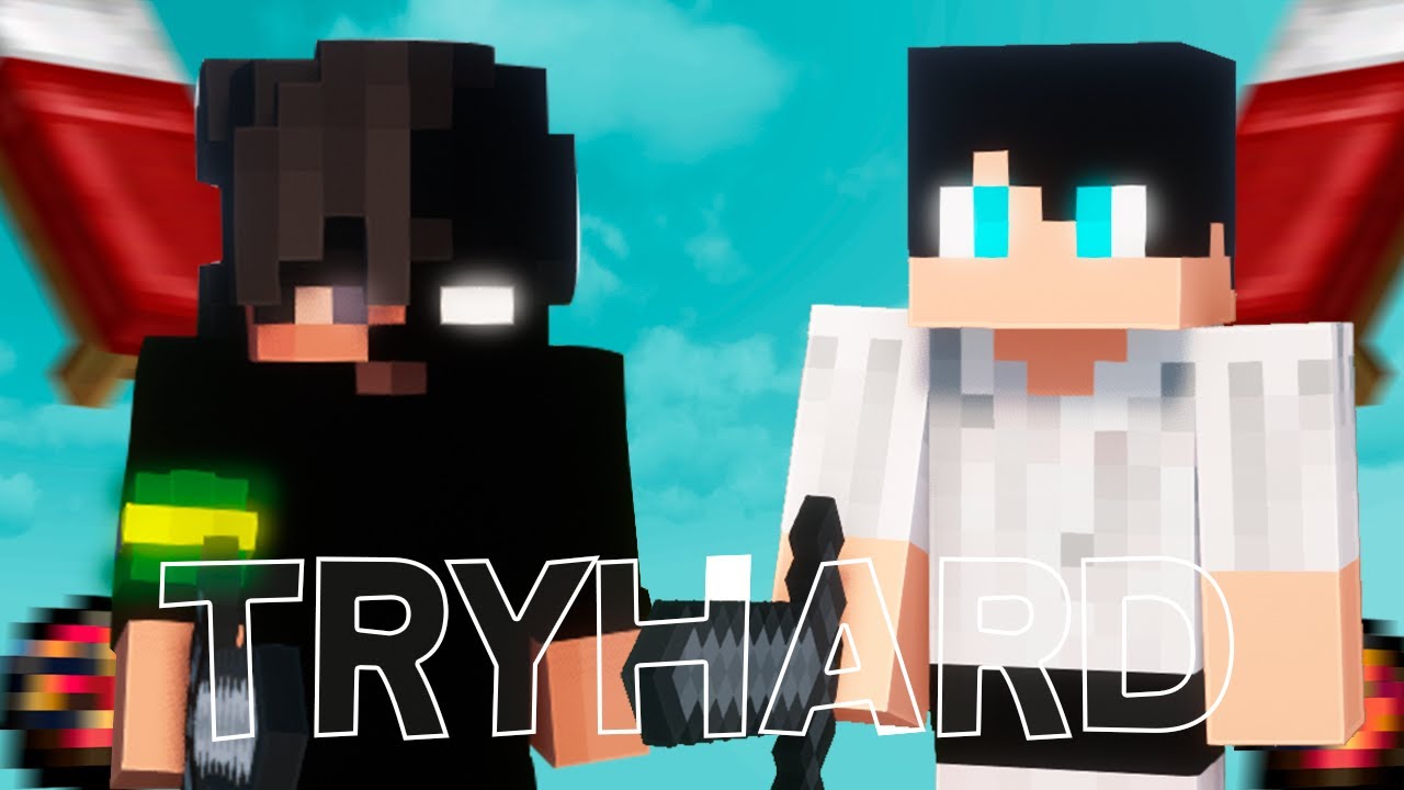 Chamei o MAIOR TRYHARD de BedWars para me Ajudar (MushMC)