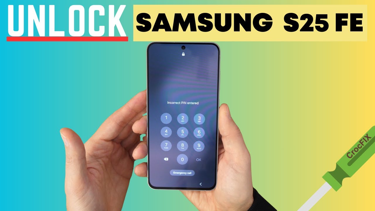 SAMSUNG Galaxy S25 FE - Разблокировка / Удаление PIN-кода / Пароля / Блокировка экрана