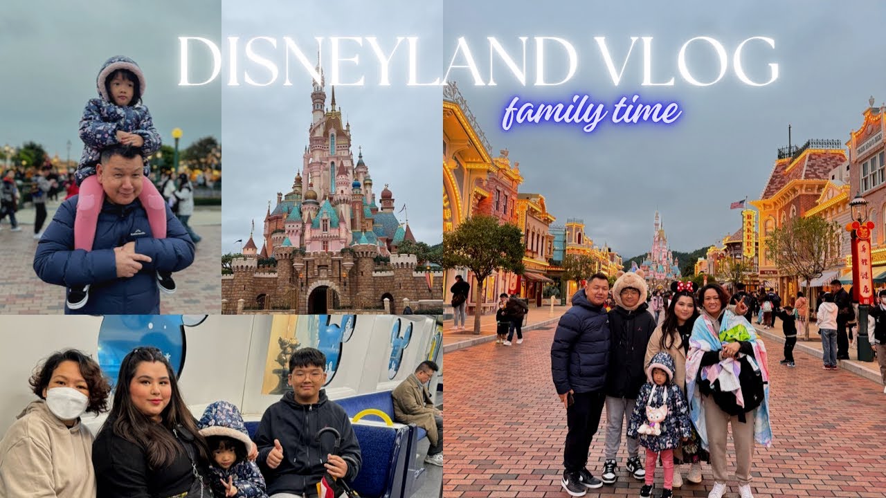 DISNEYLAND HONG KONG VLOG + family time + kids 😘