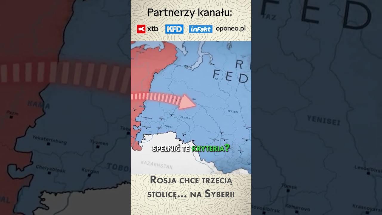 Rosja chce trzecią stolicę&hellip; na Syberii #shorts
