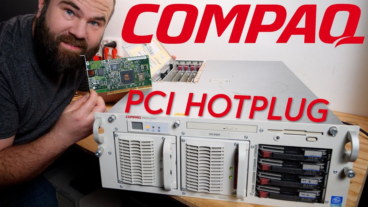 Сервер Compaq Proliant DL580 — горячее подключение PCI действительно работает?