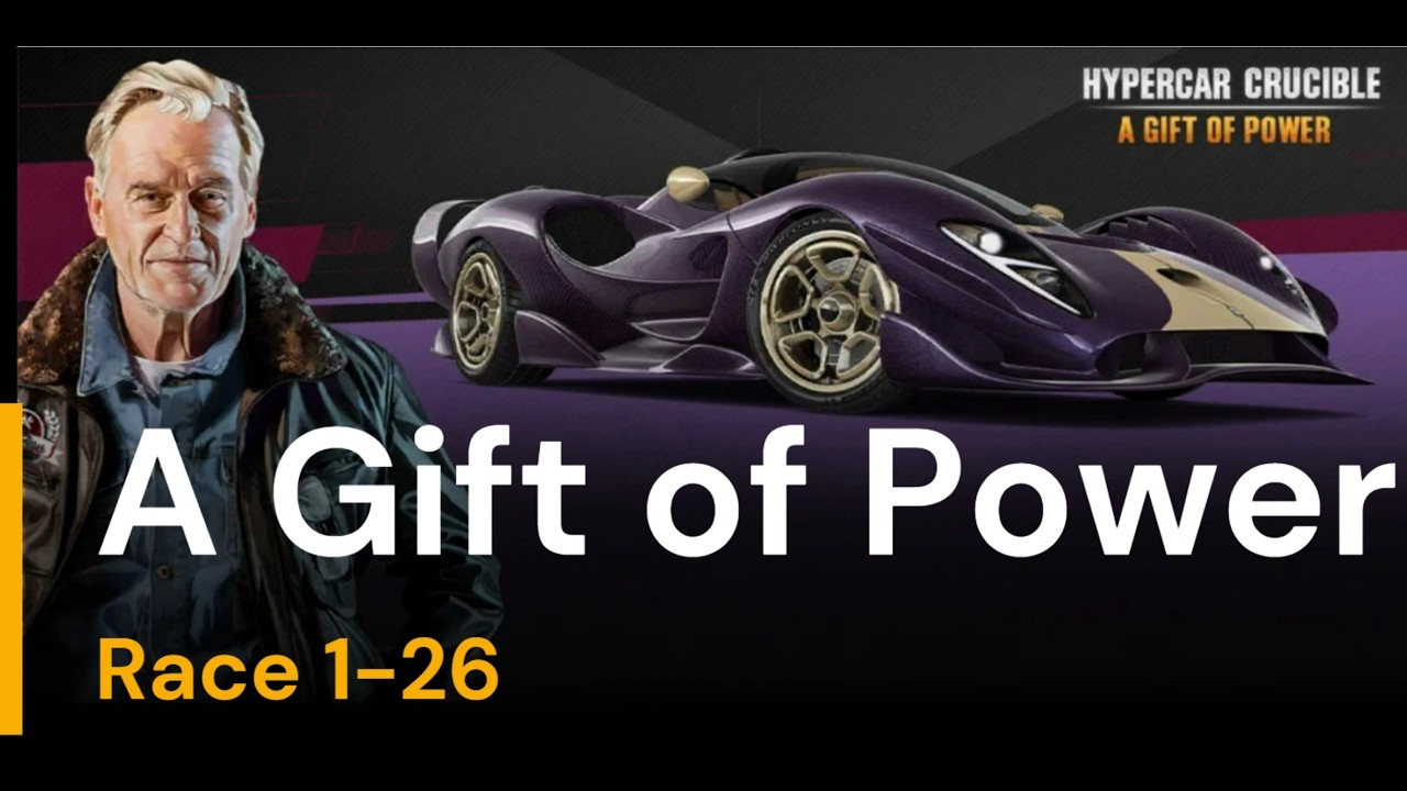 CSR2: Hypercar Crucible - A Gift of Power - Race by race 1-26