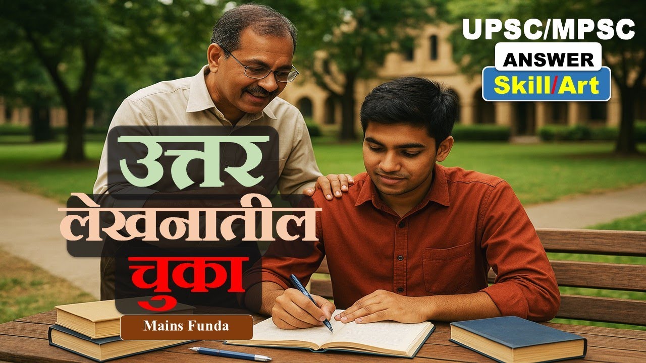 उत्तर लेखनातील चुका l Answer Writing Art I Skill l Sample Answer l Marathi Literature, Ethics, essay
