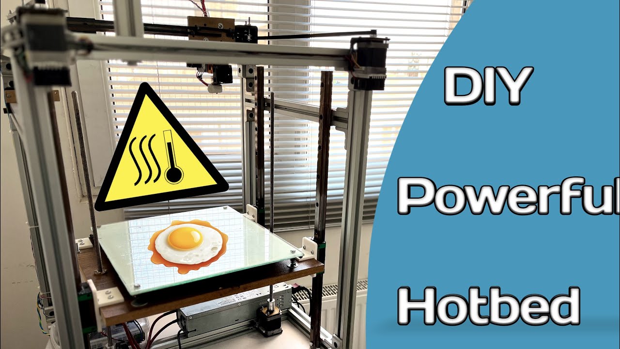 How To Make Custom 3D Printer Heat Bed . DIY Powerful Hotbed For 3D Printer.