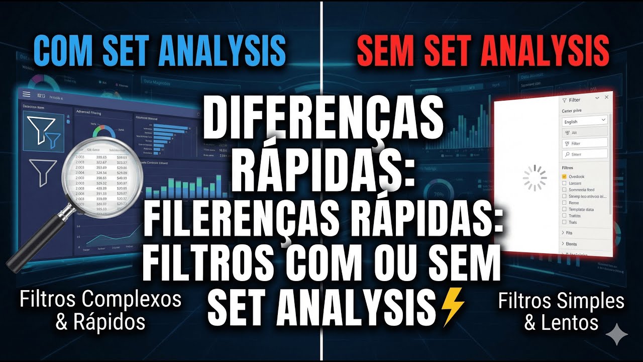 Algumas Diferenças Rápidas de Filtros com ou Sem Set Analysis no Qlik Sense SaaS
