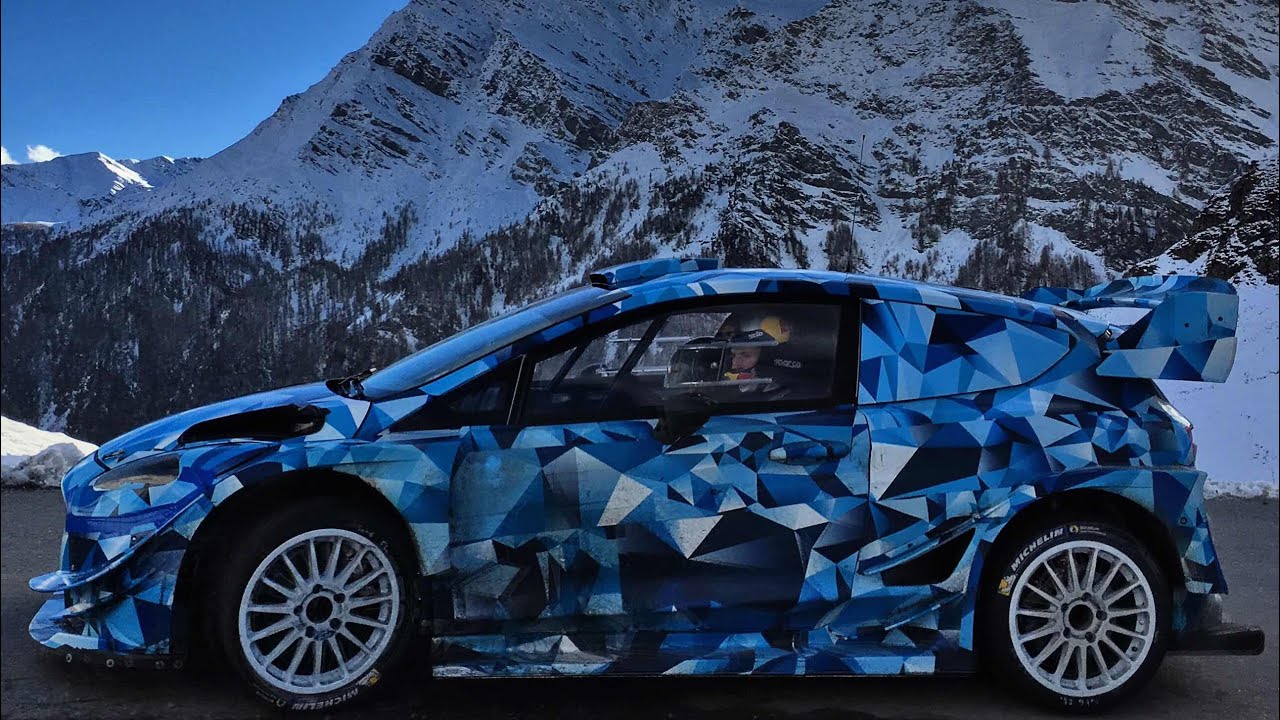 Ford Fiesta WRC 2017 Test - Elfyn Evans