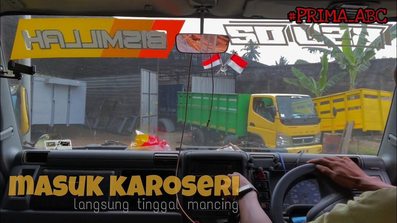 proses bawa masuk BSJ 02 ke karoseri #prima_abc
